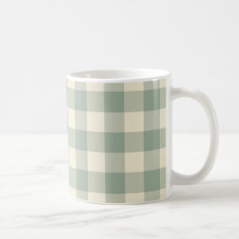 Nästan Vaken Gingham - Rutigt mönster längs floden Kaffemugg