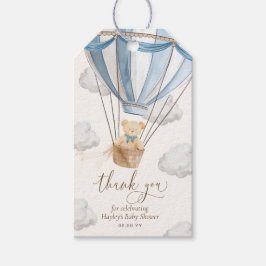 Nästan Väntar Nallebjörn Tack Baby Shower Presentetikett