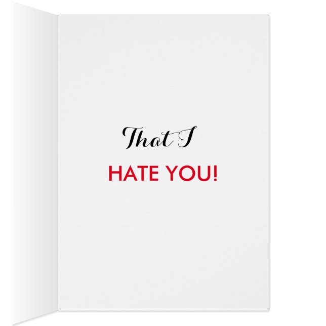 Nastee noterar - har jag berättade dig sent… OBS kort (Insidan (Höger))