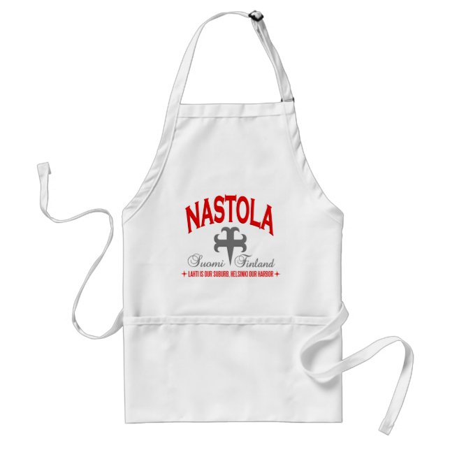 Nastola apron - välj stil förkläde (Framsidan)