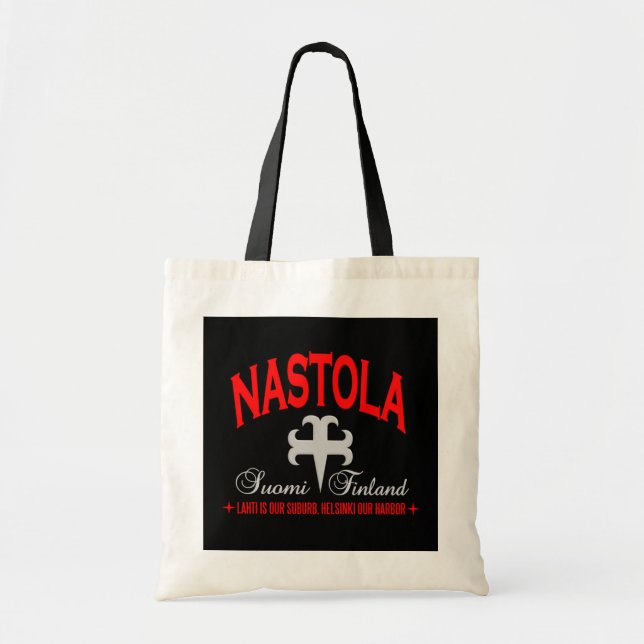 Nastola-säck - välj stil & färg tygkasse (Framsidan)