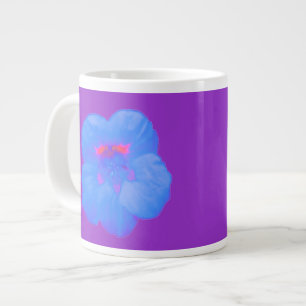 Nasturtium Bright Blue Mugg Jumbo Mugg