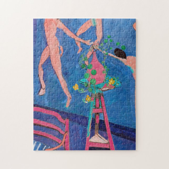 Nasturtium Flowers in the Atelier, Matisse Pussel (Vertikal)
