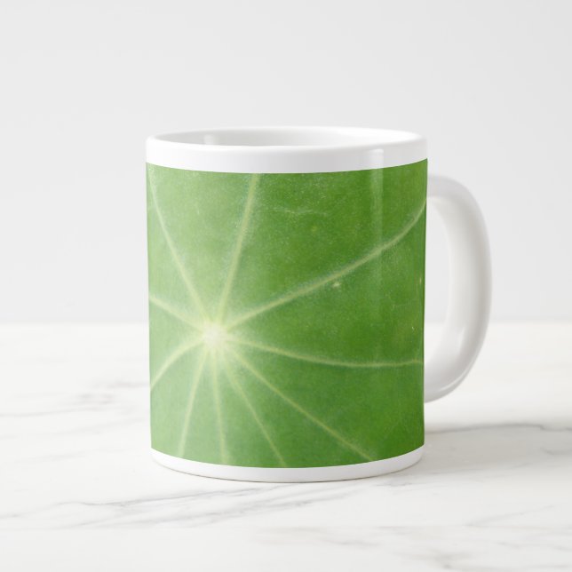 Nasturtium Löv Mugg Jumbo Mugg (Framsida höger)