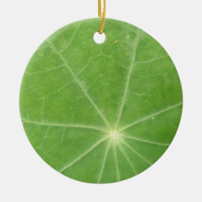 Nasturtium Löv Ornament (Framsidan)