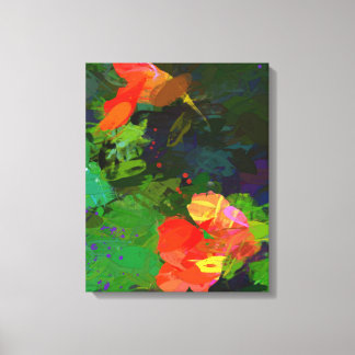 Nasturtium Stretched Kanvastryck