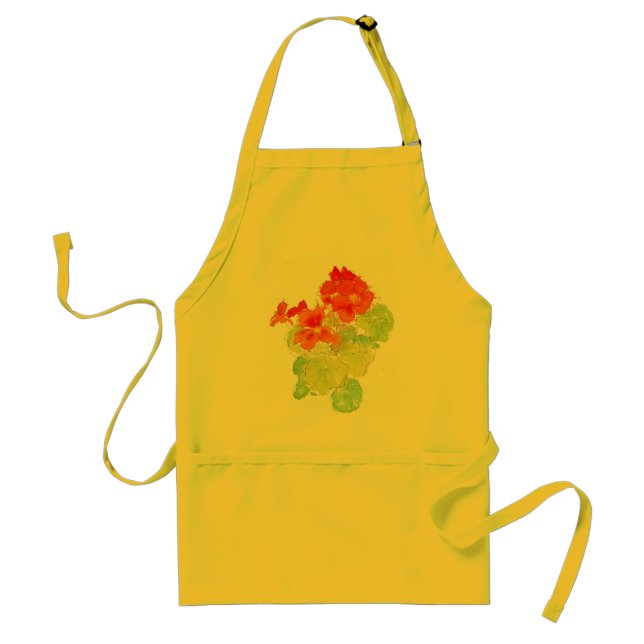Nasturtiums Apron Förkläde (Framsidan)