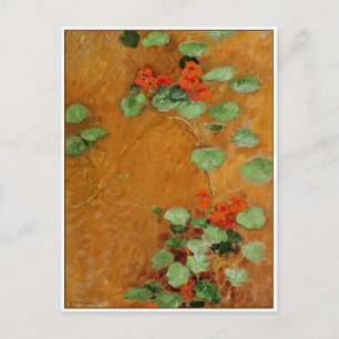 Nasturtiums av Gustave Caillebotte Vykort