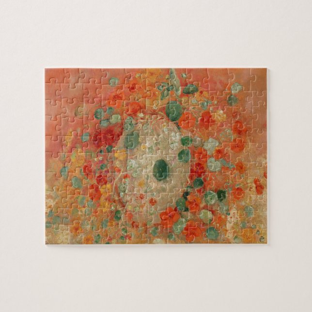 Nasturtiums av Odilon Redon Pussel (Horisontell)