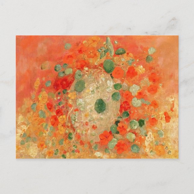 Nasturtiums by Odilon Redon Vykort (Framsida)