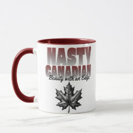 Nasty Canadian Beauty with and Kant Maple Löv Mugg