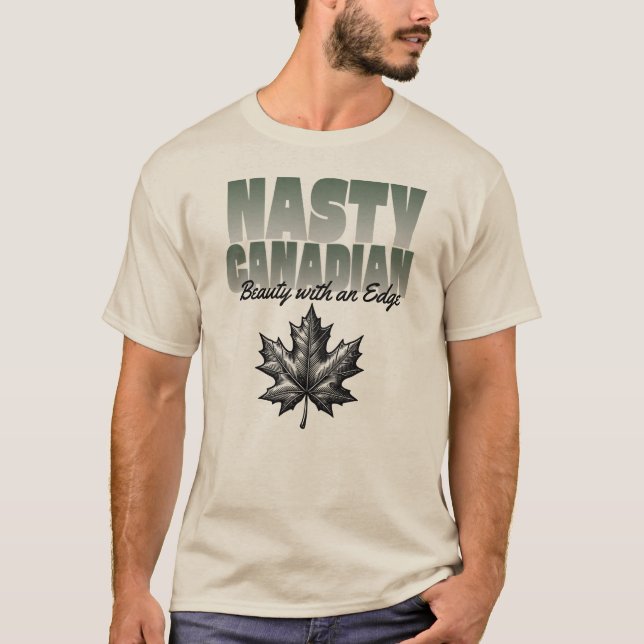 Nasty Canadian Maple Löv T Shirt (Framsida)