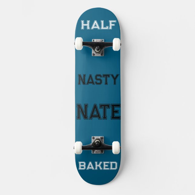 Nasty Nate Mini Skateboard Bräda 18,5 Cm (Framsida)