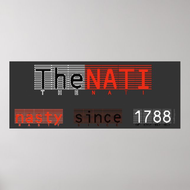 Nasty NATI Poster Art (Framsidan)