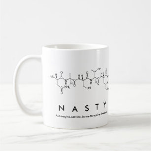 Nasty peptide namn mugg