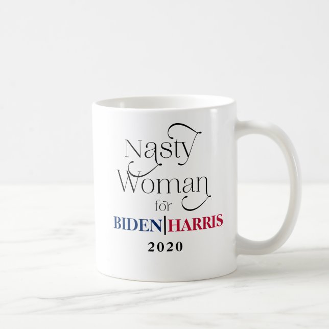 Nasty Woman for Biden-Harris 2020 Kaffemugg (Höger)