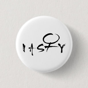 Nasty Woman - kvinnlig symbol Knapp