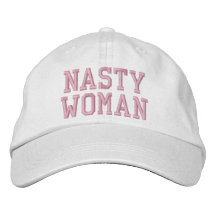 Nasty Woman Rosa Lettering Anpassningsbar Baseball