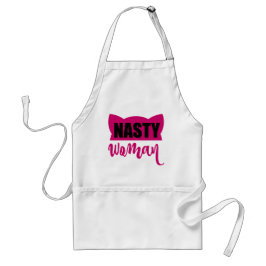 Nasty Woman Rosa Pussy Cat Hat Förkläde