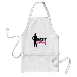 Nasty Woman Silhouette och Rosa Pussy Cat Hat Förkläde