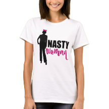 Nasty Woman Silhouette och Rosa Pussy Cat Hat