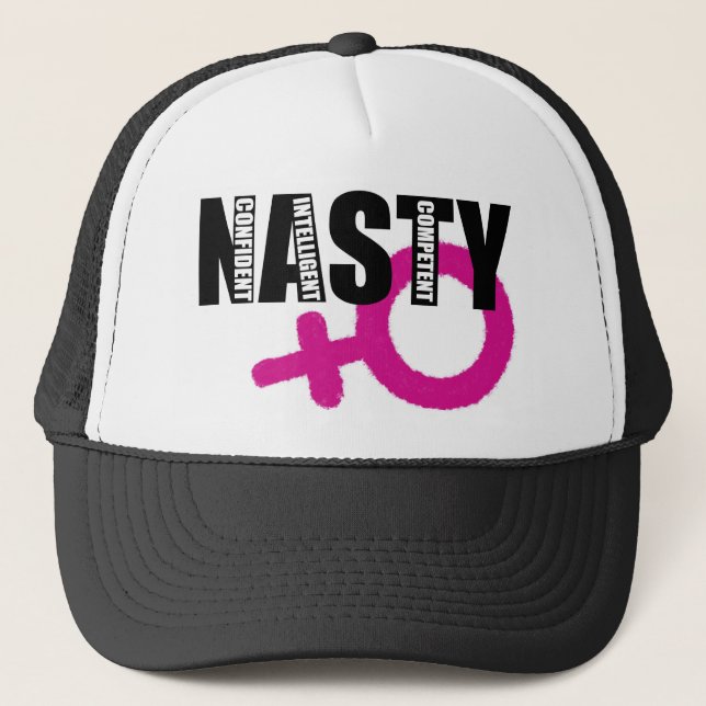 Nasty Woman Truckerkeps (Framsida)