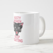 Nasty Women Behålla Fighing Mugg