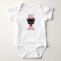 Nasty Women Behålla Fighing Onesy