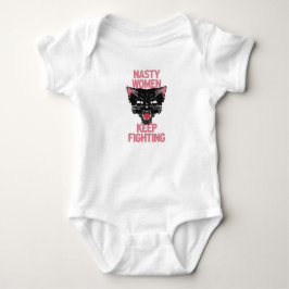 Nasty Women Behålla Fighing Onesy Tröja