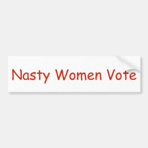 Nasty Women Vote Bildekal