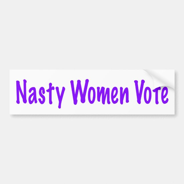 Nasty Women Vote Bildekal (Framsidan)
