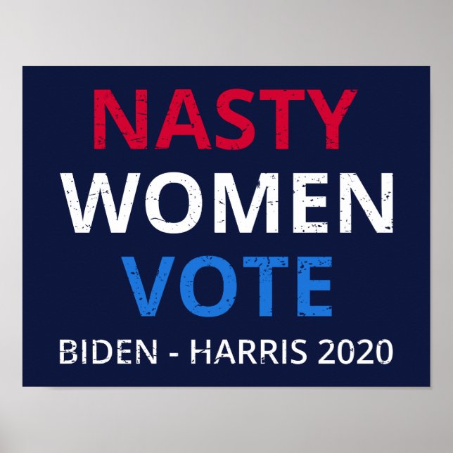 Nasty Women Vote I Poster (Framsidan)
