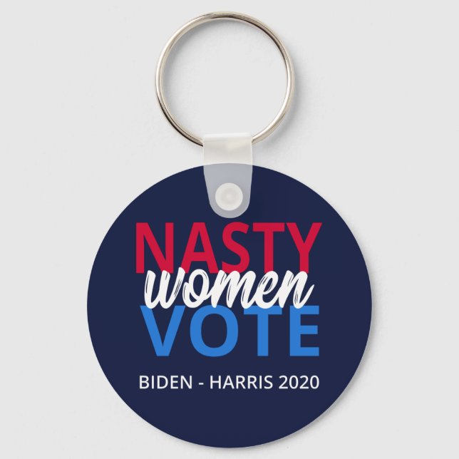 Nasty Women Vote II Nyckelring (Framsida)