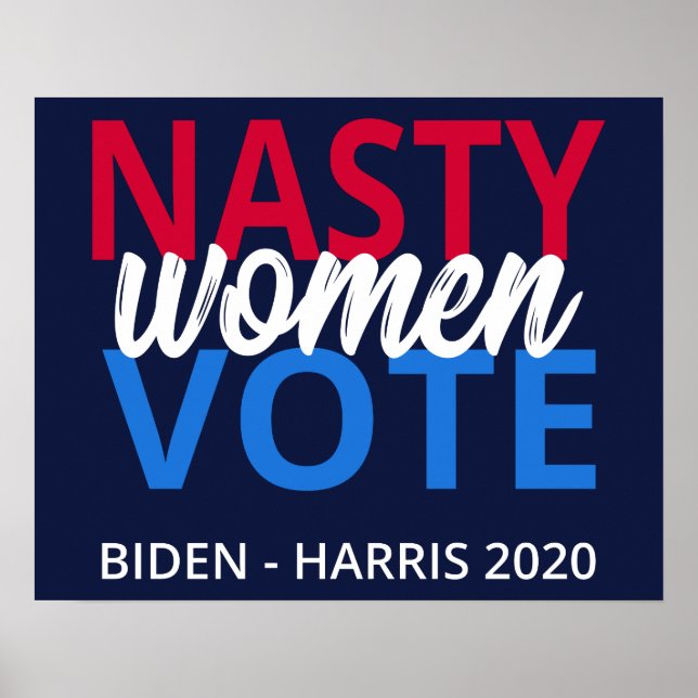 Nasty Women Vote II Poster (Framsidan)