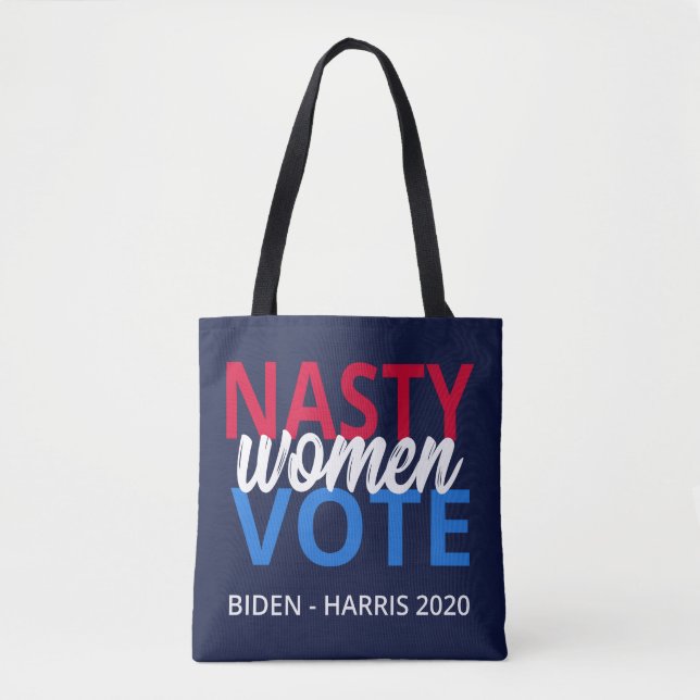 Nasty Women Vote II Tygkasse (Framsida)