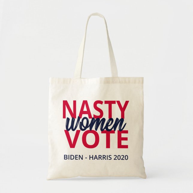 Nasty Women Vote II Tygkasse (Framsidan)