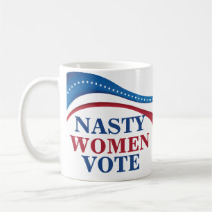 Nasty Women Vote Kaffemugg