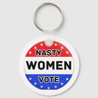 Nasty Women Vote | Kvinnor - feministisk gåva Nyckelring
