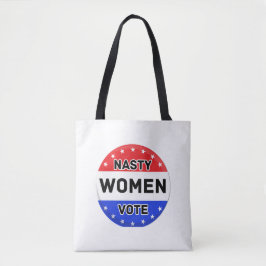 Nasty Women Vote | Kvinnor - feministisk gåva Tygkasse
