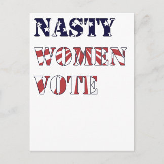 Nasty Women Vote Vykort