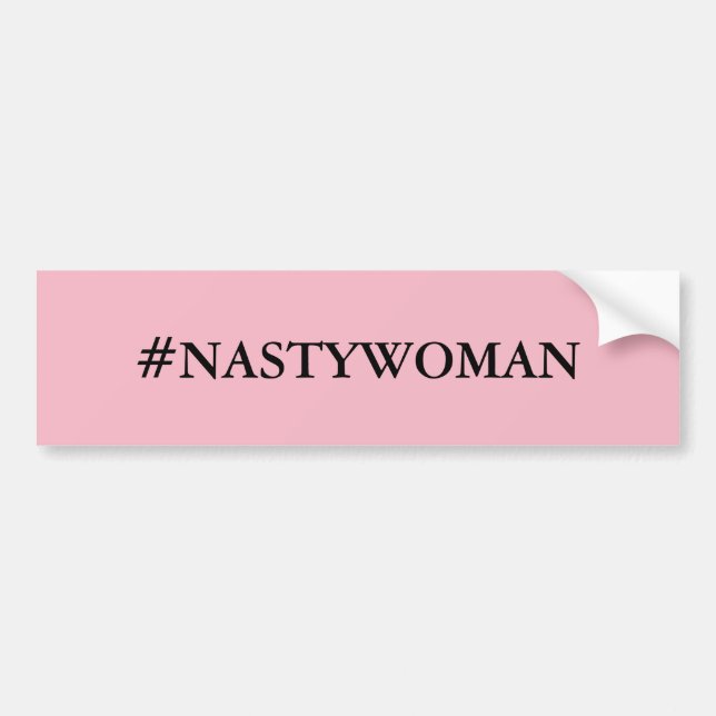 #NASTYWOMANbildekal Bildekal (Framsidan)