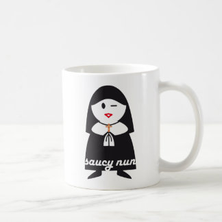 Näsvis nunnamugg kaffemugg