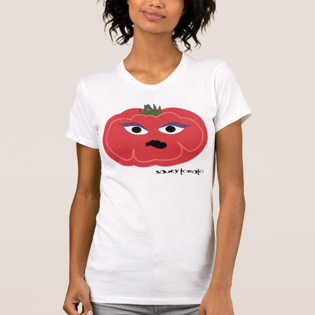 näsvis tomat tee shirt (Framsida)