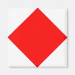 Nät av Flagga ’F’ Foxtrot Magnet