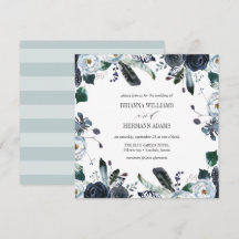 Nåt blått | Boho Botanical bröllop
