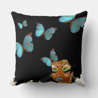 Nåt blått fyllo kudde