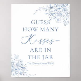 Nåt blått Möhippa gissar hur många Kisses Poster