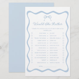 Nåt blått Möhippa skulle hon hellre spela