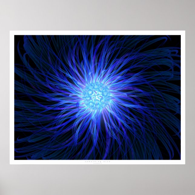 Nåt blått poster (Framsidan)