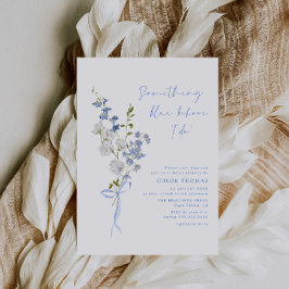 Nåt Blue WildblomBouquet-Möhippa Inbjudningar